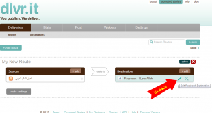 شرح نشر مواضيع موقعك في الشبكات الاجتماعية عن طريق dlvr.it