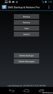 تطبيق SMS Backup & Restore Pro 7.41لأنشاء نسخة من الرسائل وأستعادتها