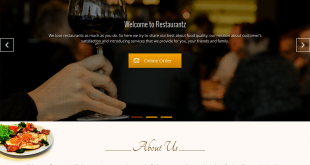 قالب Restaurantz ووردبريس للمقاهي والمطاعم "الأعمال الغدائية"