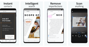 تطبيق Adobe Scan لتحويل الصور الى ملفات p d f