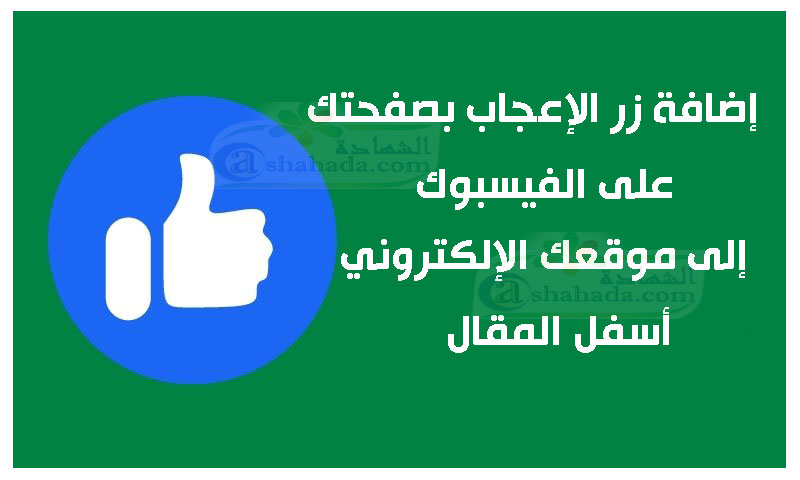 إضافة زر الإعجاب بصفحتك على فيسبوك إلى موقعك الإلكتروني أسفل المقال